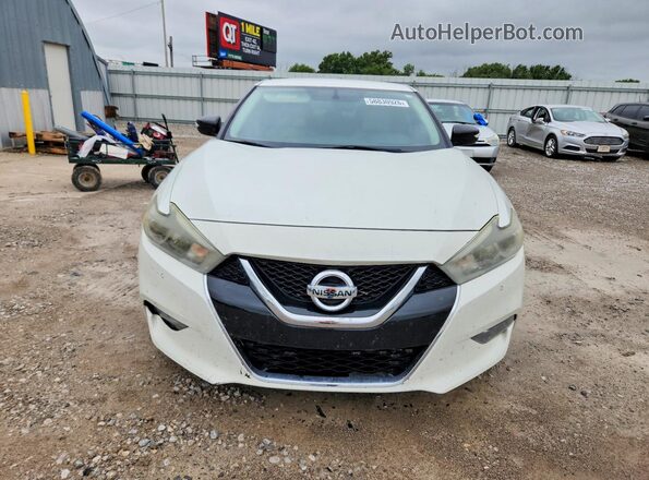 1N4AA6AP7JC401681 2018 NISSAN MAXIMA Белый Вид спереди
