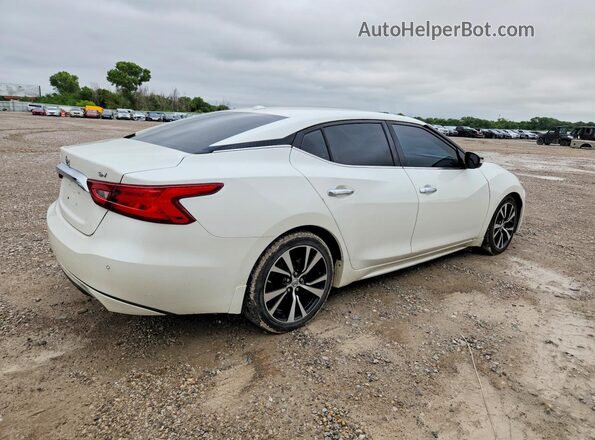 1N4AA6AP7JC401681 2018 NISSAN MAXIMA Белый Задняя правая четверть