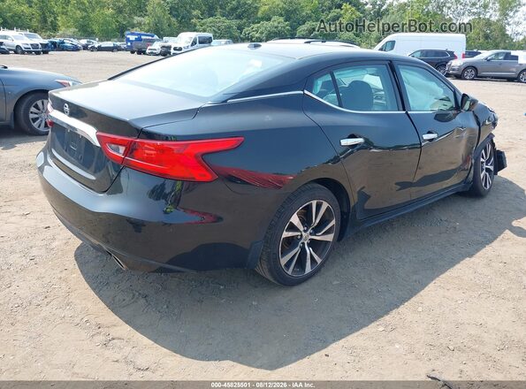 1N4AA6AP7JC405178 2018 NISSAN MAXIMA Черный Задняя правая четверть