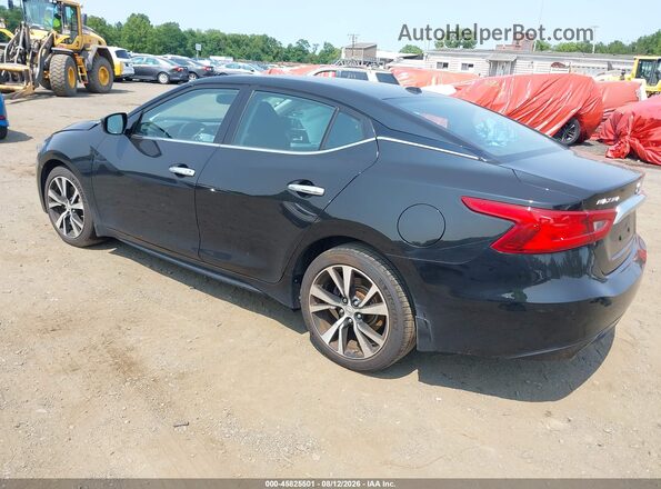 1N4AA6AP7JC405178 2018 NISSAN MAXIMA Черный Задняя левая четверть