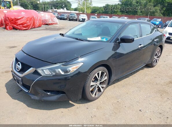 1N4AA6AP7JC405178 2018 NISSAN MAXIMA Черный Передняя левая четверть