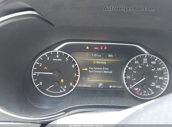 1N4AA6AP7JC405178 2018 NISSAN MAXIMA Черный Вид задних сидений
