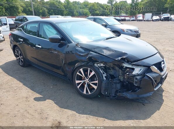 1N4AA6AP7JC405178 2018 NISSAN MAXIMA Черный Вид спереди