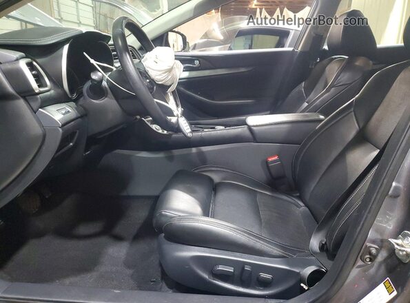1N4AA6AP7JC410008 2018 NISSAN MAXIMA Gray Front interior view