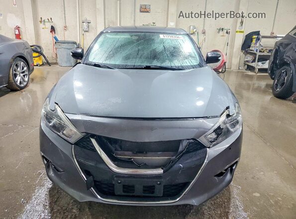 1N4AA6AP7JC410008 2018 NISSAN MAXIMA Gray Front view