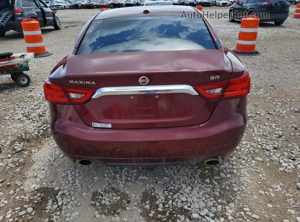 1N4AA6AP8GC401665 2016 NISSAN MAXIMA Burgundy Widok z tyłu