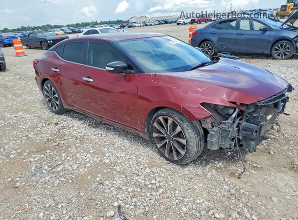 1N4AA6AP8GC401665 2016 NISSAN MAXIMA Burgundy Przód prawy