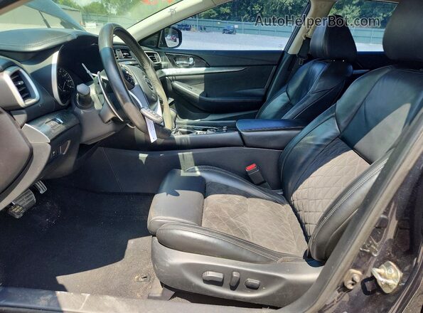 1N4AA6AP8GC410740 2016 NISSAN MAXIMA Черный Вид салона спереди
