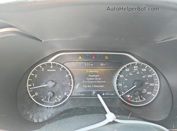 1N4AA6AP8GC410740 2016 NISSAN MAXIMA Черный Вид щитка приборов