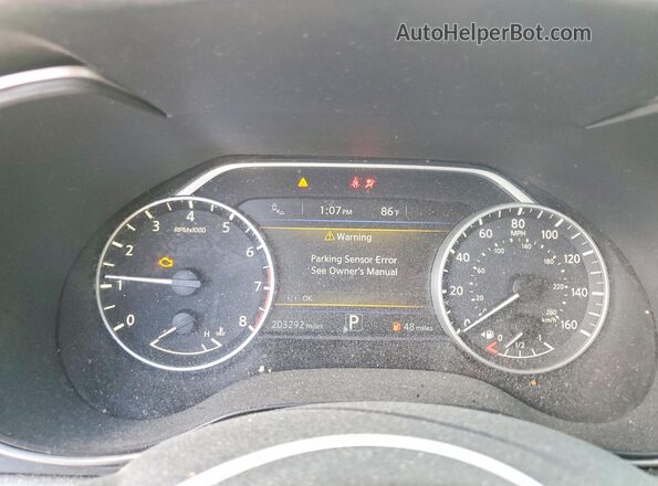 1N4AA6AP8GC440353 2016 NISSAN MAXIMA Черный Вид щитка приборов