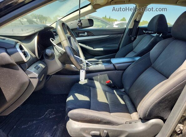 1N4AA6AP8GC441390 2016 NISSAN MAXIMA Black წინა სალონის ხედი