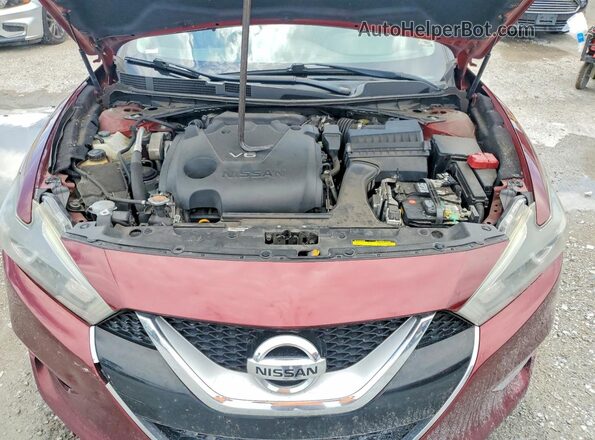 1N4AA6AP8GC448727 2016 NISSAN MAXIMA Brown უკანა სალონის ხედი