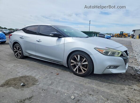 1N4AA6AP8GC449361 2016 NISSAN MAXIMA Серебряный Передняя правая четверть