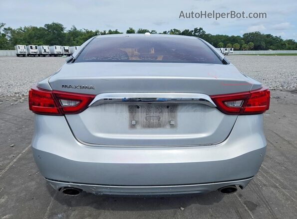 1N4AA6AP8GC449361 2016 NISSAN MAXIMA Серебряный Вид сзади