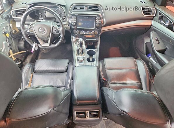 1N4AA6AP8GC449361 2016 NISSAN MAXIMA Серебряный Вид панели приборов