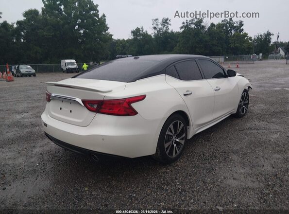 1N4AA6AP8HC363159 2017 NISSAN MAXIMA White Задня права чверть