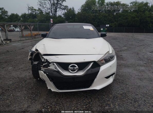 1N4AA6AP8HC363159 2017 NISSAN MAXIMA White Вид щитка приладів