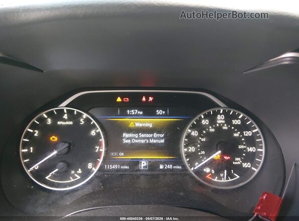 1N4AA6AP8HC363159 2017 NISSAN MAXIMA White Вид задніх сидінь