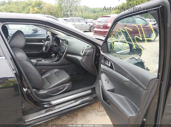 1N4AA6AP8HC373898 2017 NISSAN MAXIMA Black წინა სალონის ხედი