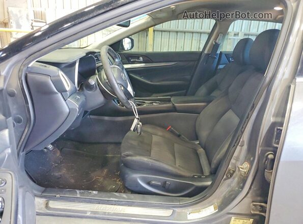 1N4AA6AP8HC381614 2017 NISSAN MAXIMA Charcoal Front interior view