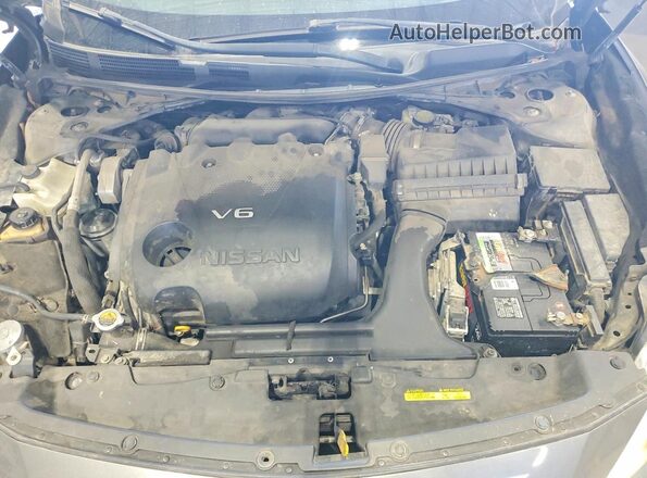 1N4AA6AP8HC381614 2017 NISSAN MAXIMA Charcoal Rear interior view