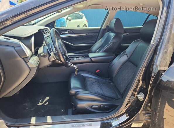 1N4AA6AP8HC396095 2017 NISSAN MAXIMA Black Vista interior delantera