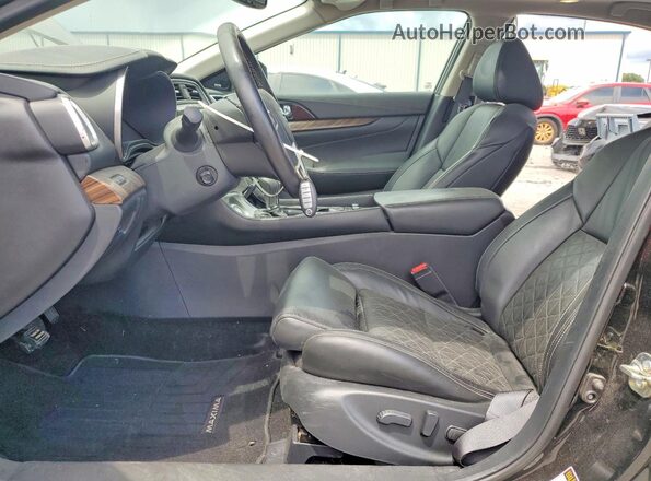 1N4AA6AP8HC397246 2017 NISSAN MAXIMA Black Widok wnętrza z przodu