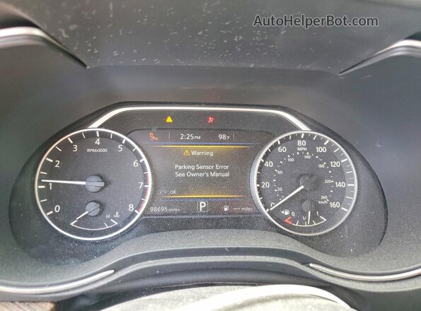 1N4AA6AP8HC397246 2017 NISSAN MAXIMA Black Widok zestawu wskaźników