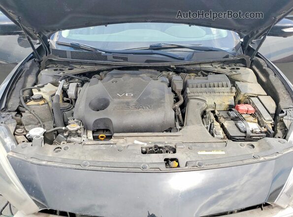 1N4AA6AP8HC397246 2017 NISSAN MAXIMA Black Widok wnętrza z tyłu