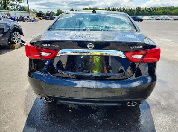 1N4AA6AP8HC399062 2017 NISSAN MAXIMA Black Հետևի տեսք