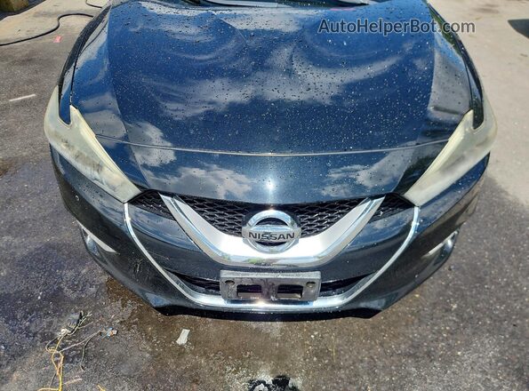 1N4AA6AP8HC399062 2017 NISSAN MAXIMA Black Սալոնի հետևի տեսք