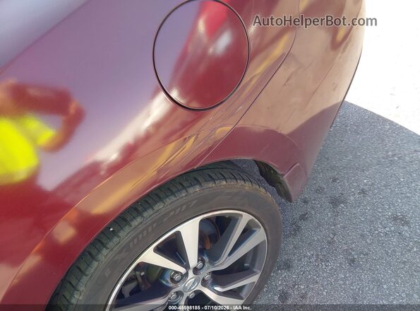 1N4AA6AP8HC412599 2017 NISSAN MAXIMA Maroon Widok z przodu