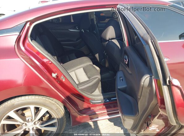 1N4AA6AP8HC412599 2017 NISSAN MAXIMA Maroon Widok naklejki z numerem VIN