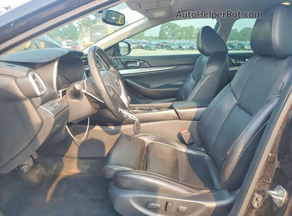 1N4AA6AP8HC424283 2017 NISSAN MAXIMA Black Widok wnętrza z przodu