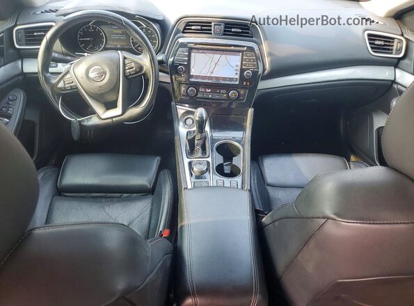1N4AA6AP8HC424283 2017 NISSAN MAXIMA Black Widok deski rozdzielczej