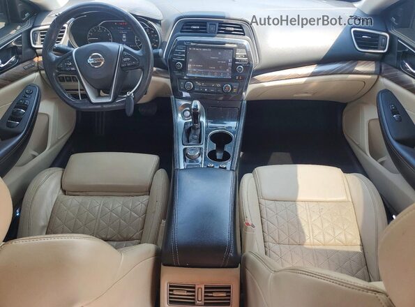 1N4AA6AP8HC442864 2017 NISSAN MAXIMA White წინა პანელის ხედი