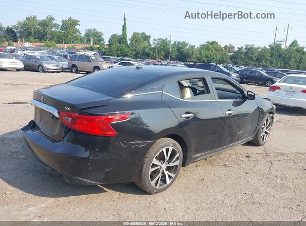 1N4AA6AP8HC446252 2017 NISSAN MAXIMA Black უკანა მარჯვენა