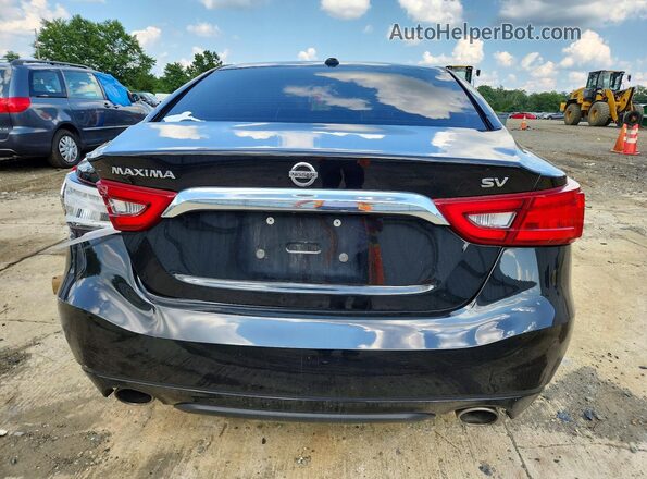 1N4AA6AP8HC451435 2017 NISSAN MAXIMA Black Հետևի տեսք