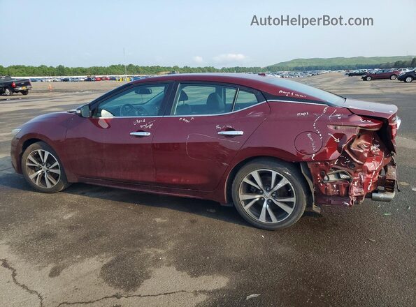 1N4AA6AP8JC374233 2018 NISSAN MAXIMA Red Tył lewy