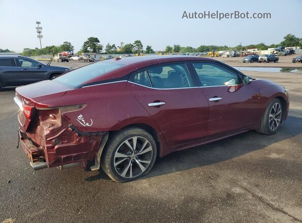 1N4AA6AP8JC374233 2018 NISSAN MAXIMA Red Tył prawy