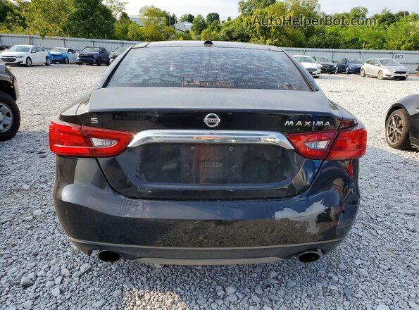 1N4AA6AP8JC389525 2018 NISSAN MAXIMA Black Հետևի տեսք