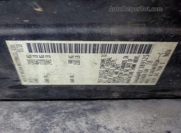 1N4AA6AP8JC389525 2018 NISSAN MAXIMA Black Շարժիչի բաժամունքի տեսք
