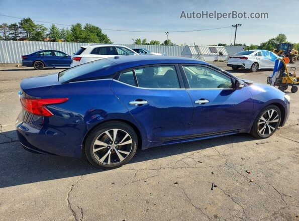 1N4AA6AP8JC393199 2018 NISSAN MAXIMA Blue უკანა მარჯვენა