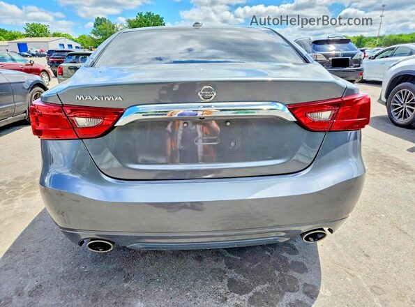 1N4AA6AP8JC394935 2018 NISSAN MAXIMA Gray Հետևի տեսք
