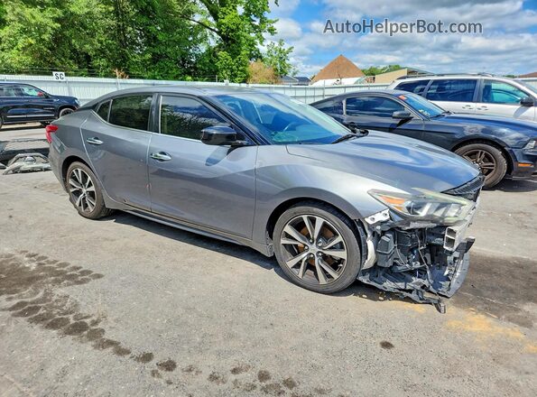 1N4AA6AP8JC394935 2018 NISSAN MAXIMA Gray Առջևի աջ