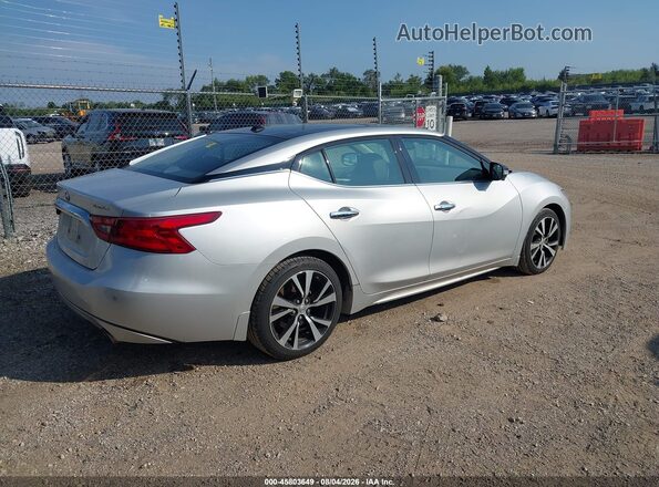 1N4AA6AP8JC399861 2018 NISSAN MAXIMA Silver Rear right