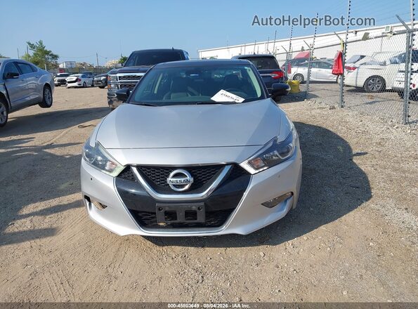 1N4AA6AP8JC399861 2018 NISSAN MAXIMA Silver Instrument cluster view