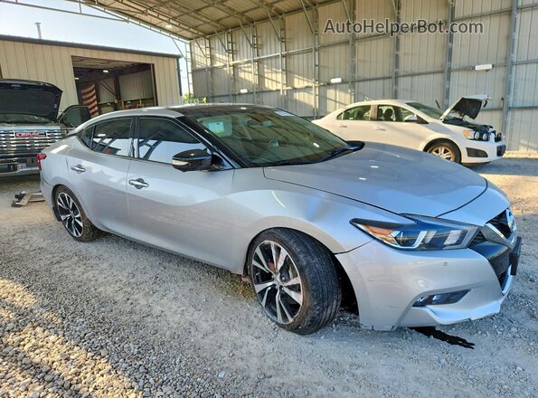 1N4AA6AP8JC404606 2018 NISSAN MAXIMA Silver Delantero derecho