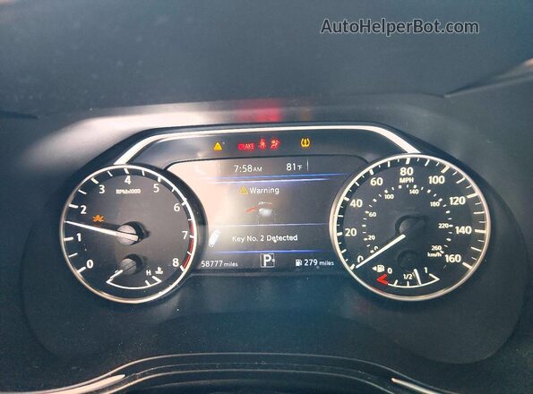 1N4AA6AP8JC404606 2018 NISSAN MAXIMA Silver Vista del cuadro de instrumentos
