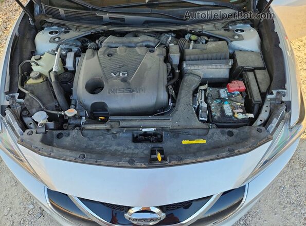 1N4AA6AP8JC404606 2018 NISSAN MAXIMA Silver Vista interior trasera